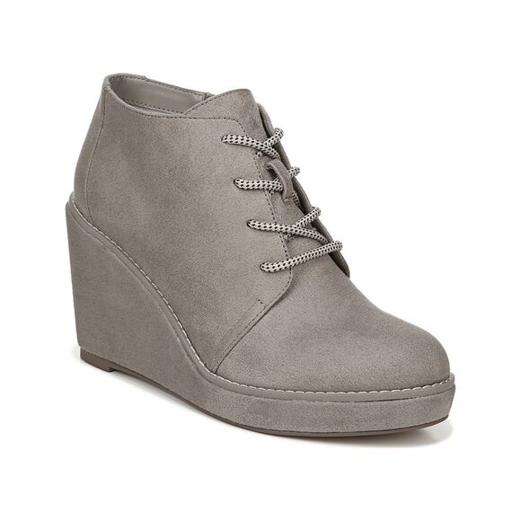 CARLOS BY CARLOS SANTANA Shoes - CARLOS BY CARLOS SANTANA Womens Gray Up Cold Weather Wills Wedge Shootie 11 M